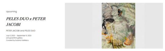 PELES DUO und PETER JACOBI in Bukarest 06.Juli - 09. September 2023