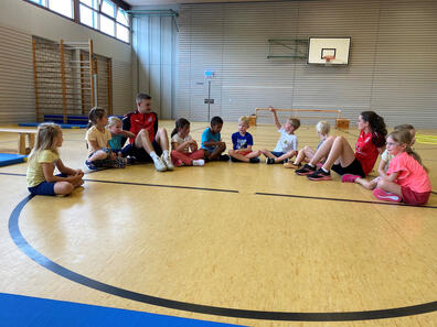 Anfang Juli haben die kleinen Sportler gezeigt, was sie im letzten Kindergartenjahr gelernt haben.